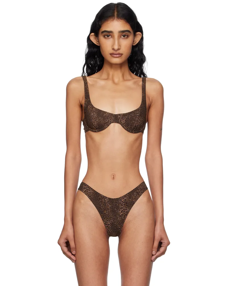 Fruity Booty Brown Shania Bra Leo