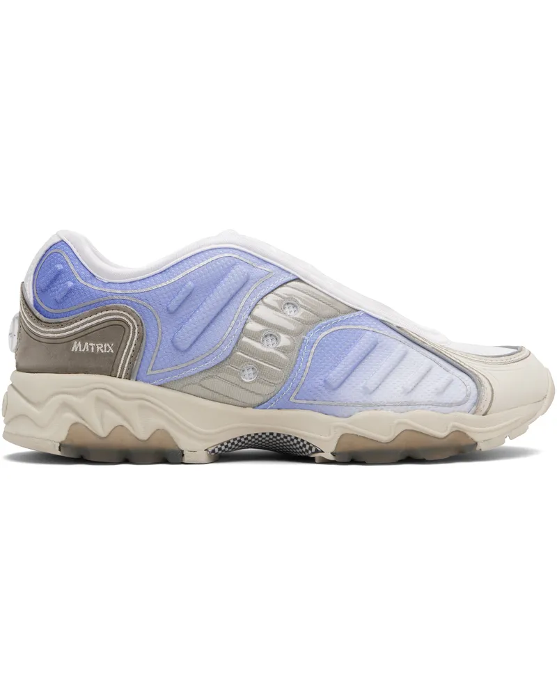 Saucony Blue & Gray Matrix Fade Sneakers Light