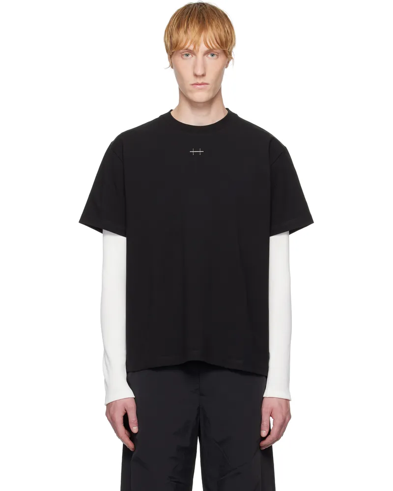 Heliot Emil Black Axiom T-shirt Black