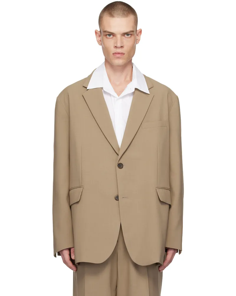 FRANKIE Shop Beige Beo Blazer Latte