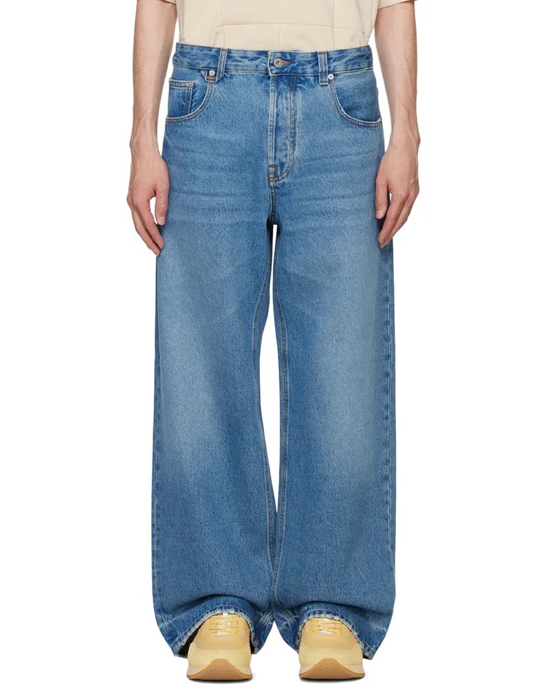 Jacquemus Blue Les Classiques 'Le de Nîmes droit' Jeans 33c