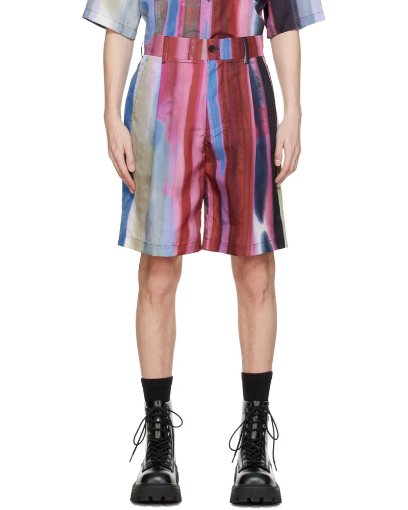Feng Chen Wang Multicolor Rainbow Shorts Multicolor