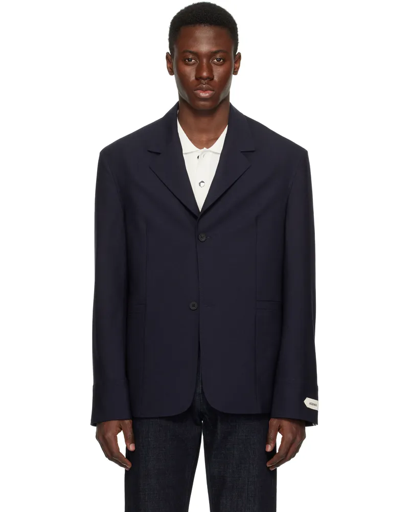 Jacquemus Navy La Croisière 'The Canevas' Blazer 380