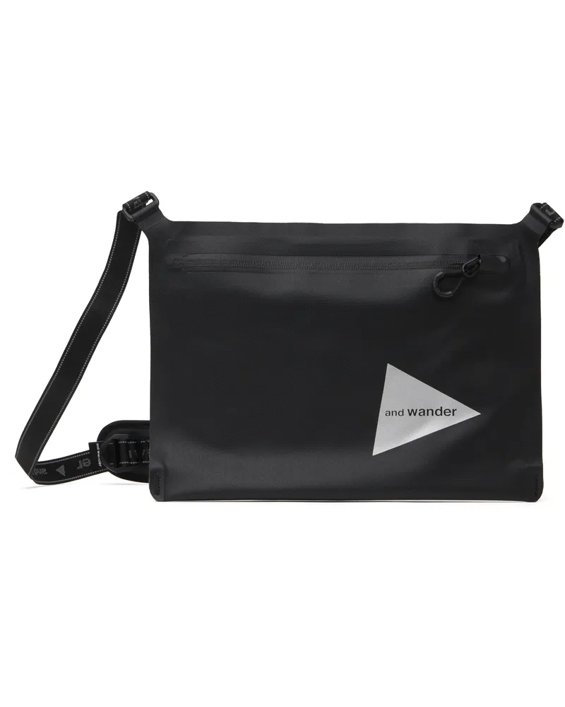 and wander Black Waterproof Bag 010black