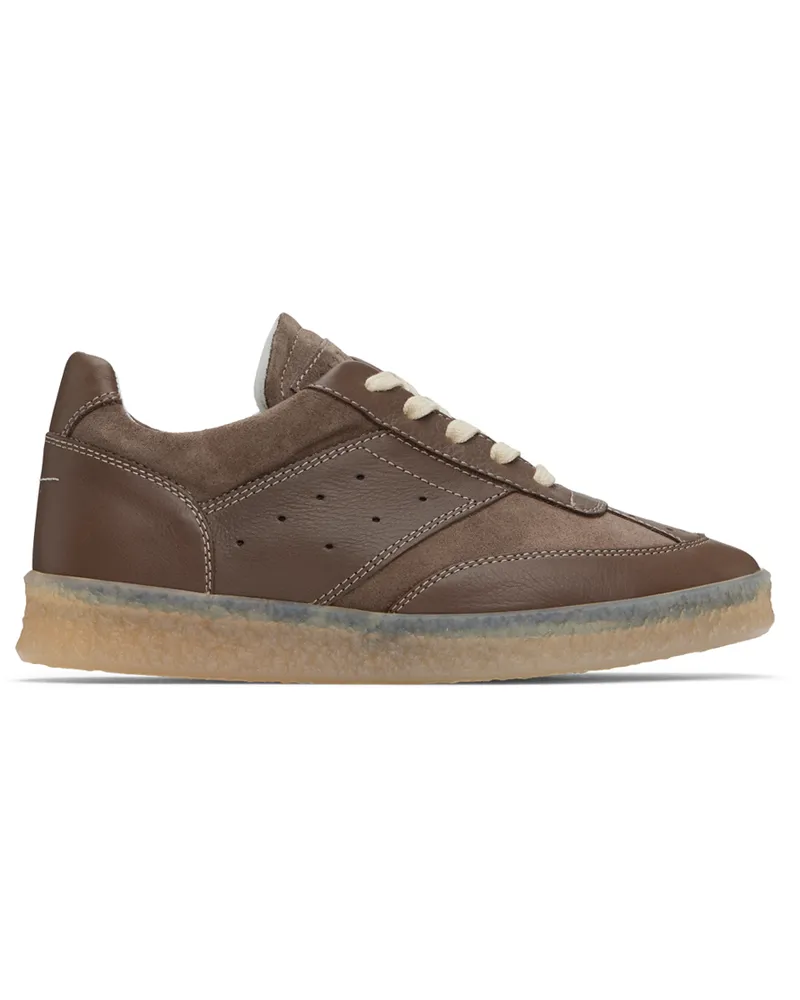 Maison Margiela Taupe Crosta London & Mesh Sneakers T2339