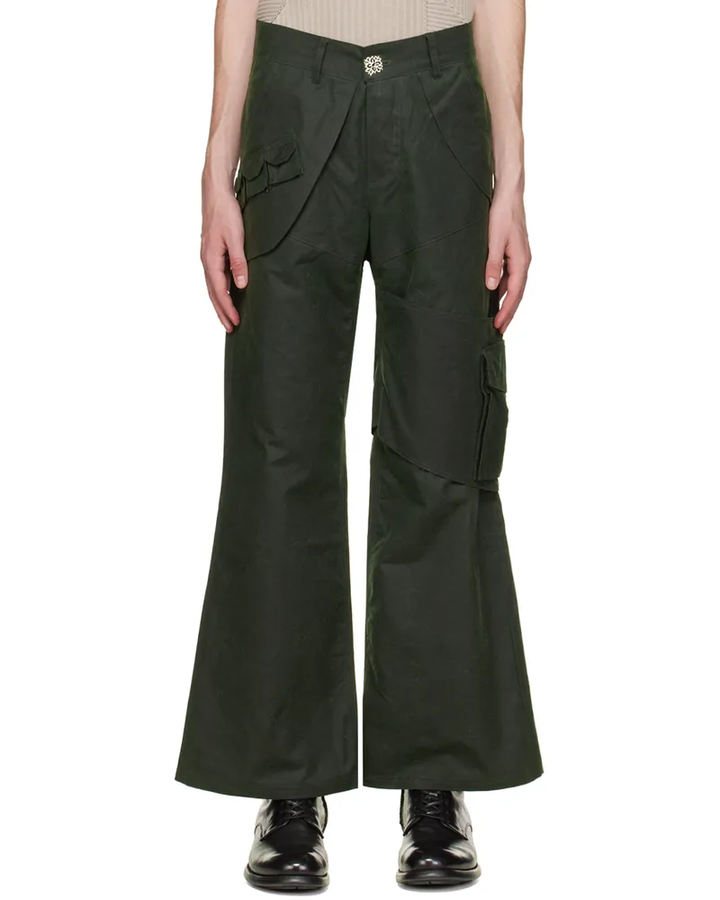 Solitude Studios SSENSE Exclusive Green Habitual Cargo Pants Khaki