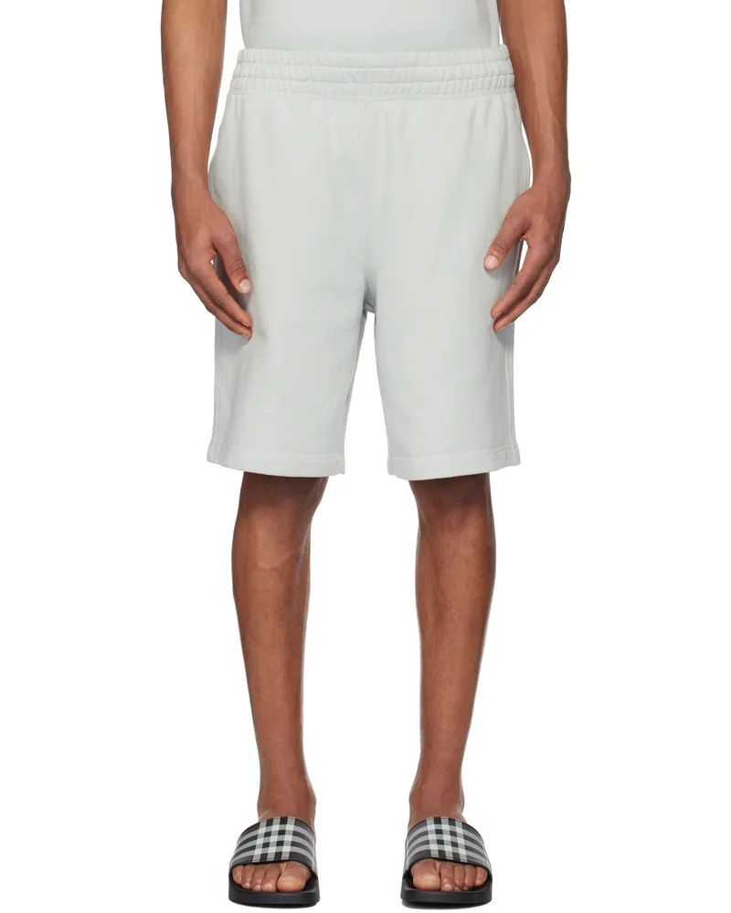 Burberry Gray Daisy Logo Shorts Winter