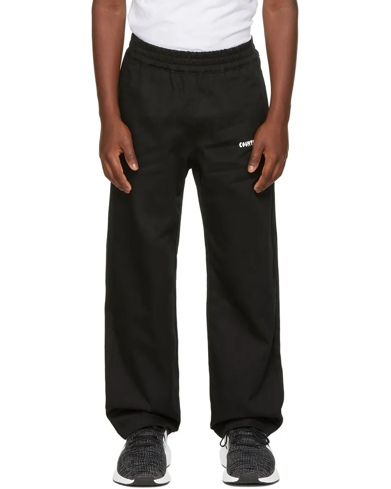 Marcelo Burlon | County of Milan Kids Black Pixel Trousers Black