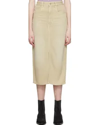 Étoile Isabel Marant Beige Tilauria Midi Skirt 23ec