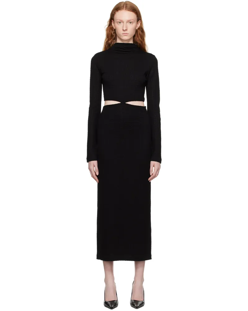 camilla and marc Black Nemesia Maxi Dress Dblk