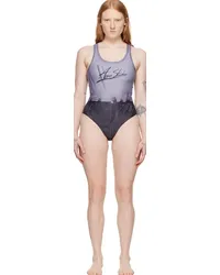 Acne Studios Gray Printed Swimsuit Bdz