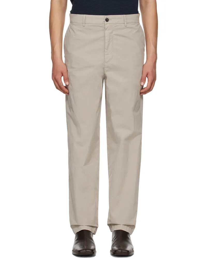 BARENA Beige Canasta Trousers 530