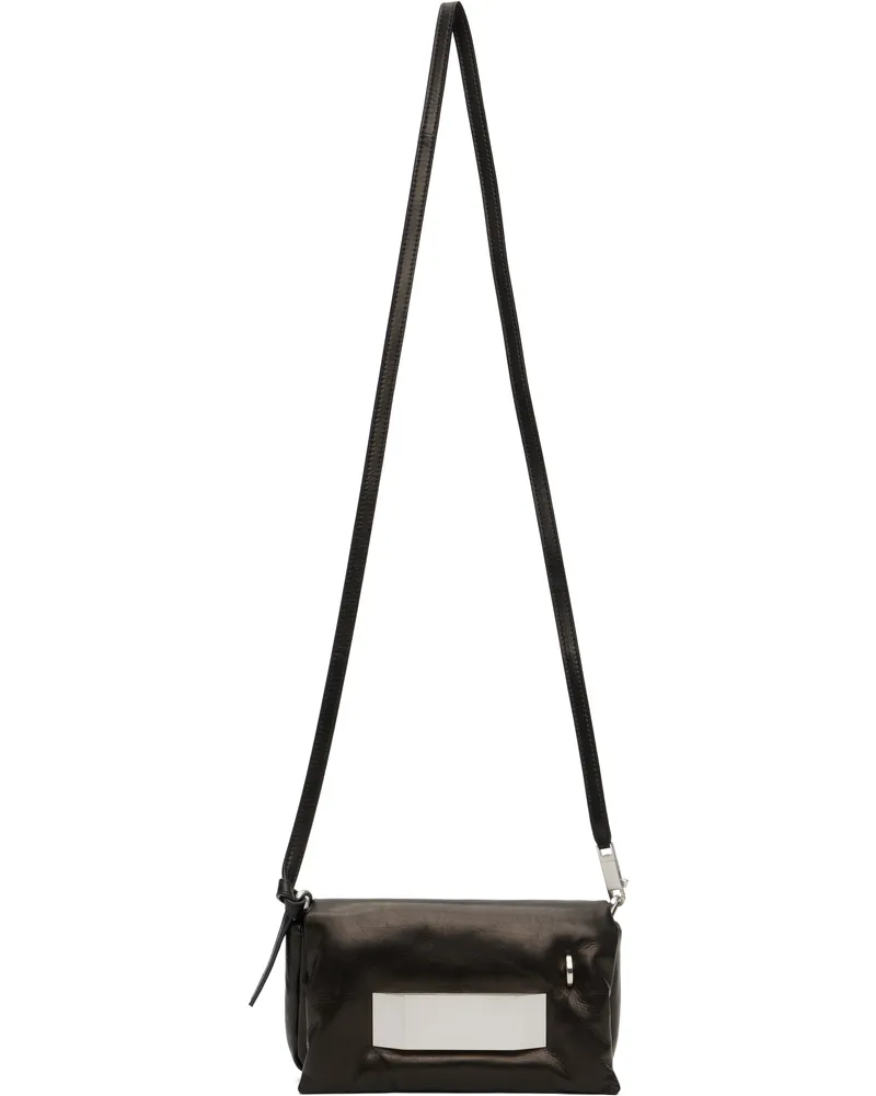 Rick Owens Black Concordians Pillow Griffin Bag 09