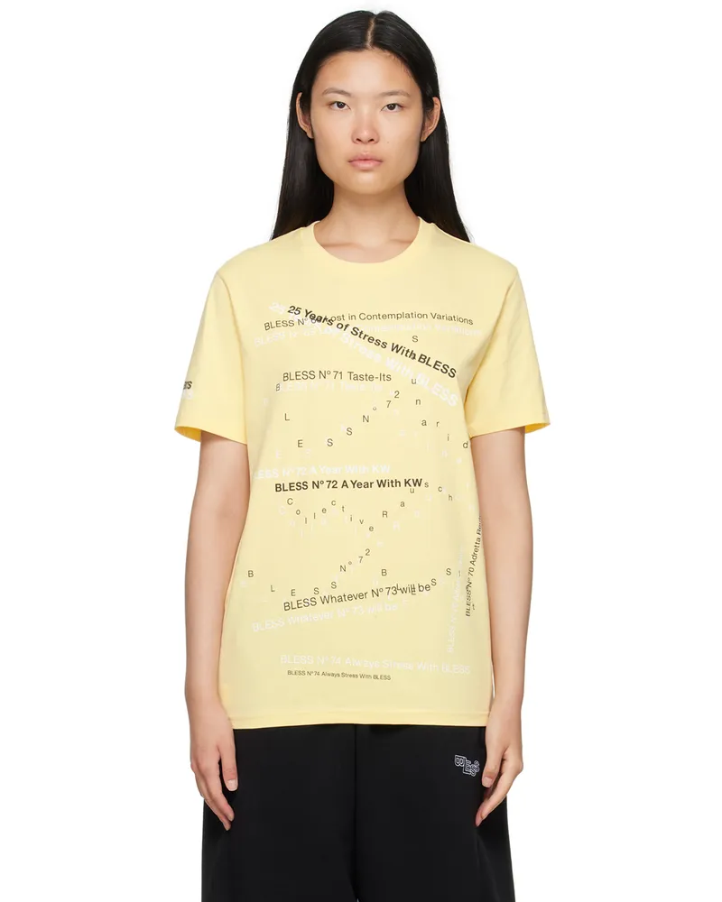 BLESS Yellow Multicollection IV T-Shirt Butter