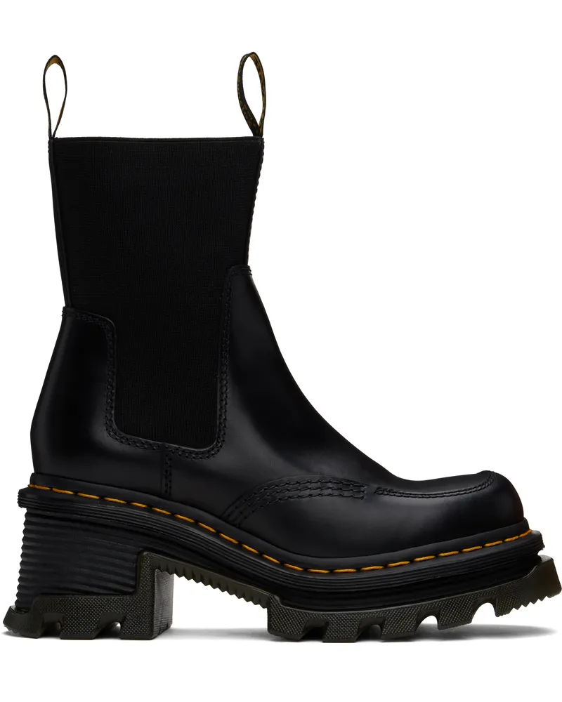 Dr.Martens Black Corran Atlas Heeled Chelsea Boots Black
