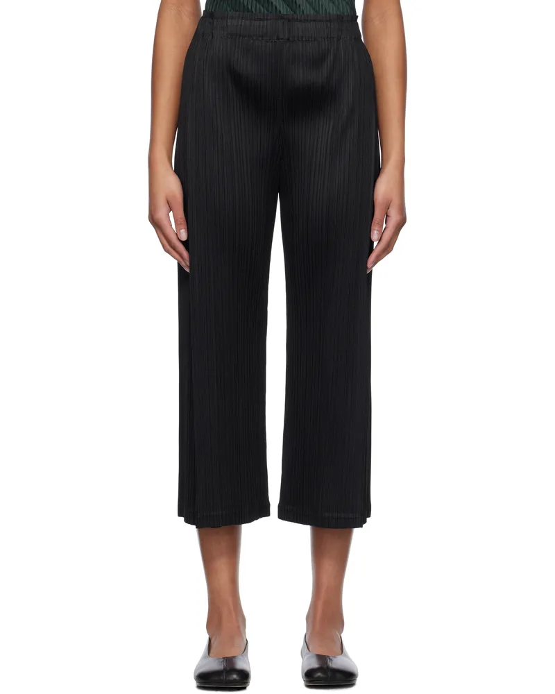 Issey Miyake Black Light Wave Trousers 15