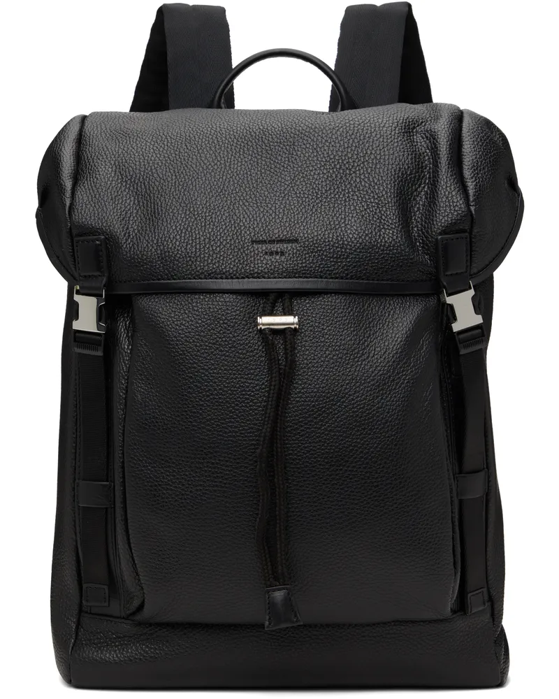 Tiger of Sweden Black Baha Backpack 050-black