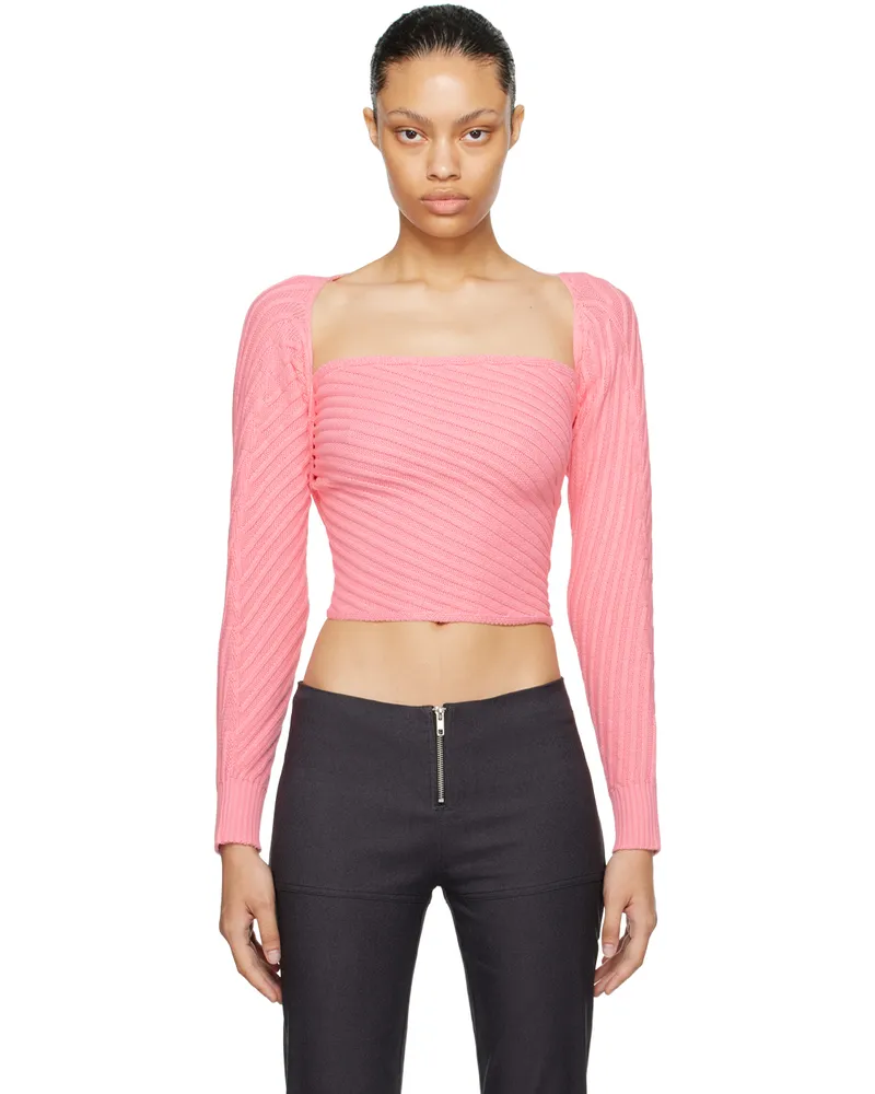 GIMAGUAS PInk Marianne Mangas Sweater Pink