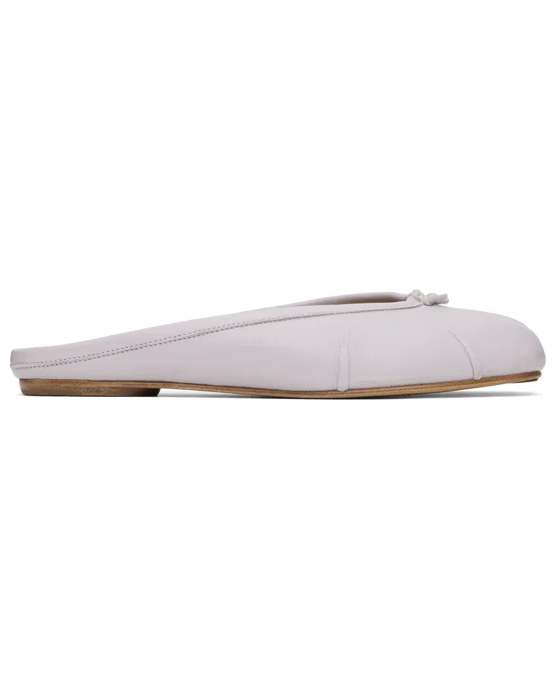Maison Margiela Purple Tabi Ballerina Flats T5186