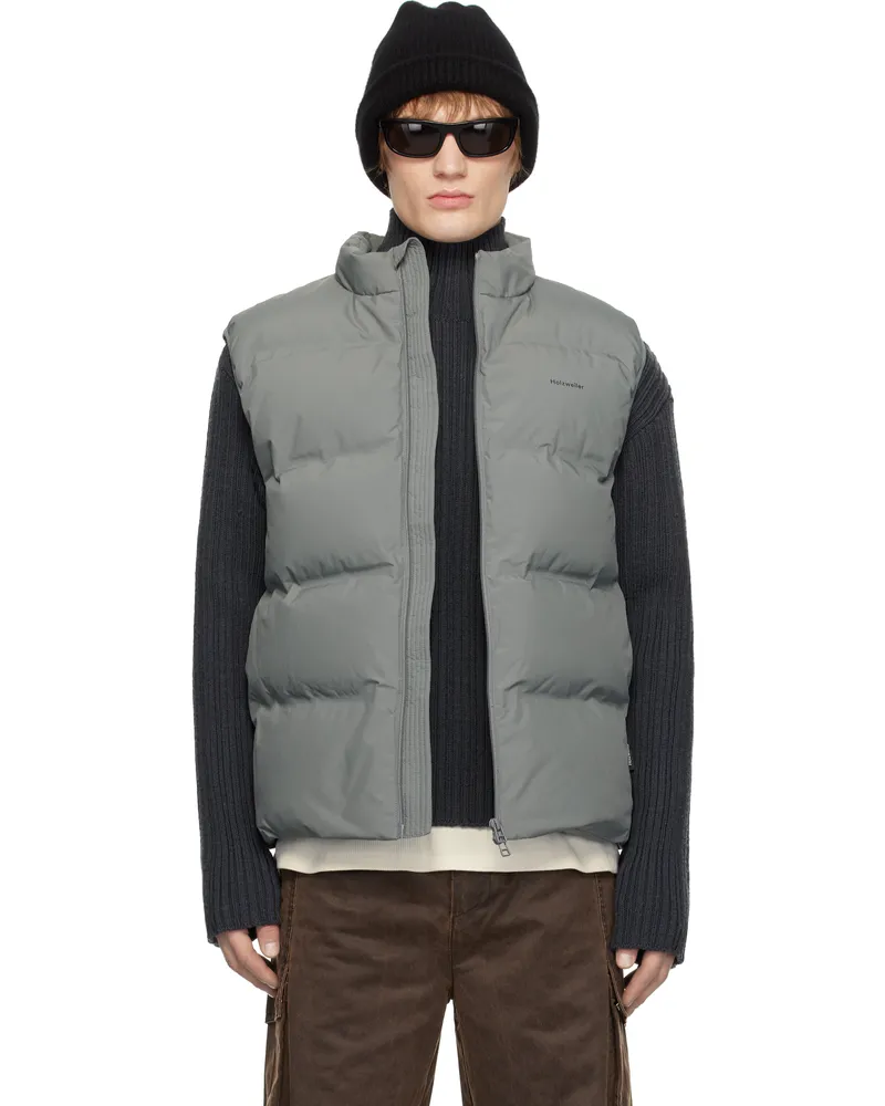 Holzweiler Gray Daff Down Vest Grey