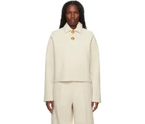 Beige Ami Cropped Polo