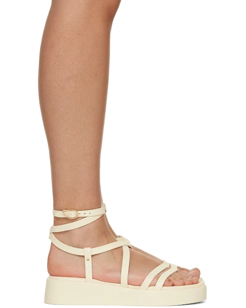 Ancient Greek Sandals Off-White Aristea Sandals Off