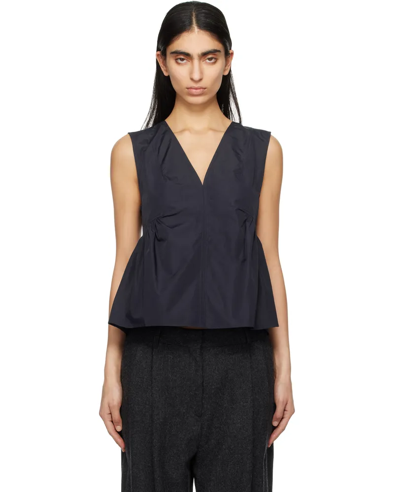 Proenza Schouler Navy Proenza Schouler White Label Sullivan Tank Top Navy