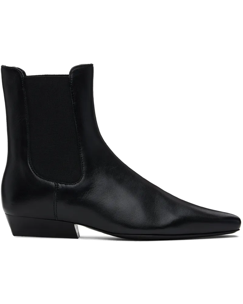 STAUD Black Wally Chelsea Boots Blk