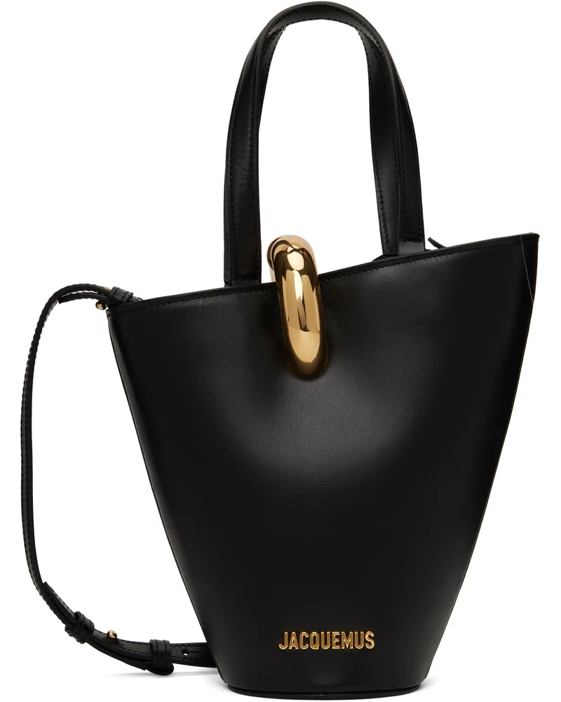 Jacquemus Black 'The small Bambola' Tote 990