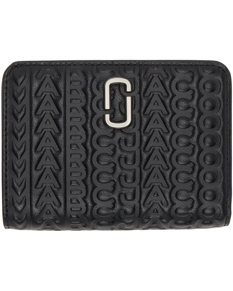 Marc Jacobs Black 'The J Marc Mini Compact' Wallet 001
