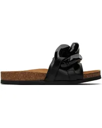 J.W.Anderson Black Chain Slides Black