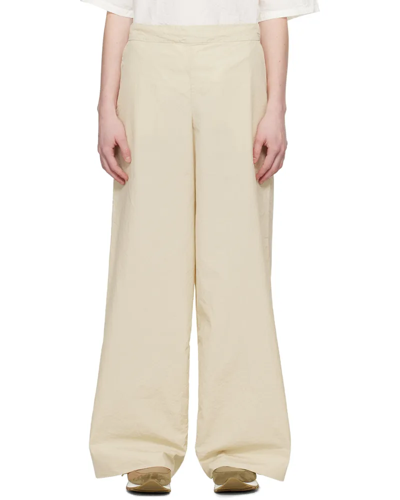 Casey Casey Beige Pandora Trousers Ecru