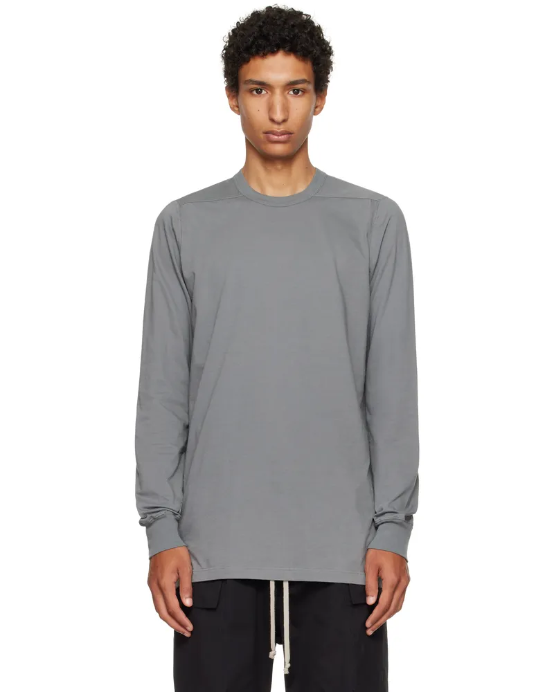 Rick Owens Gray Concordians Level LS T-shirt 06