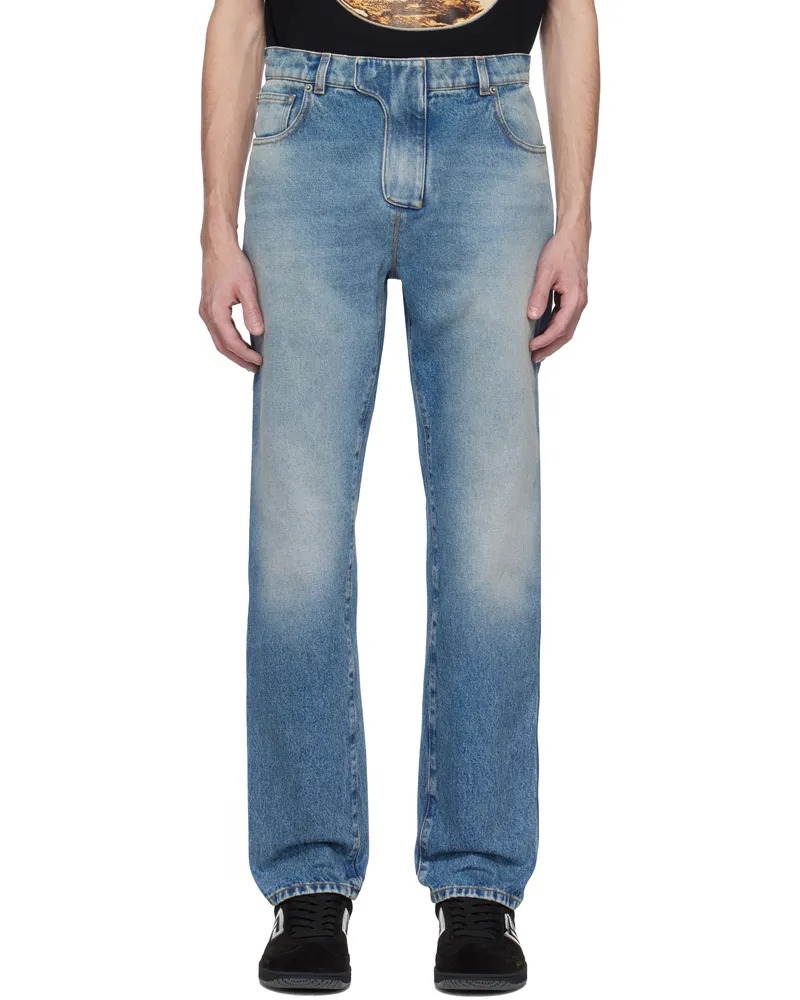 Balmain Blue Regular-Fit Jeans 6ff
