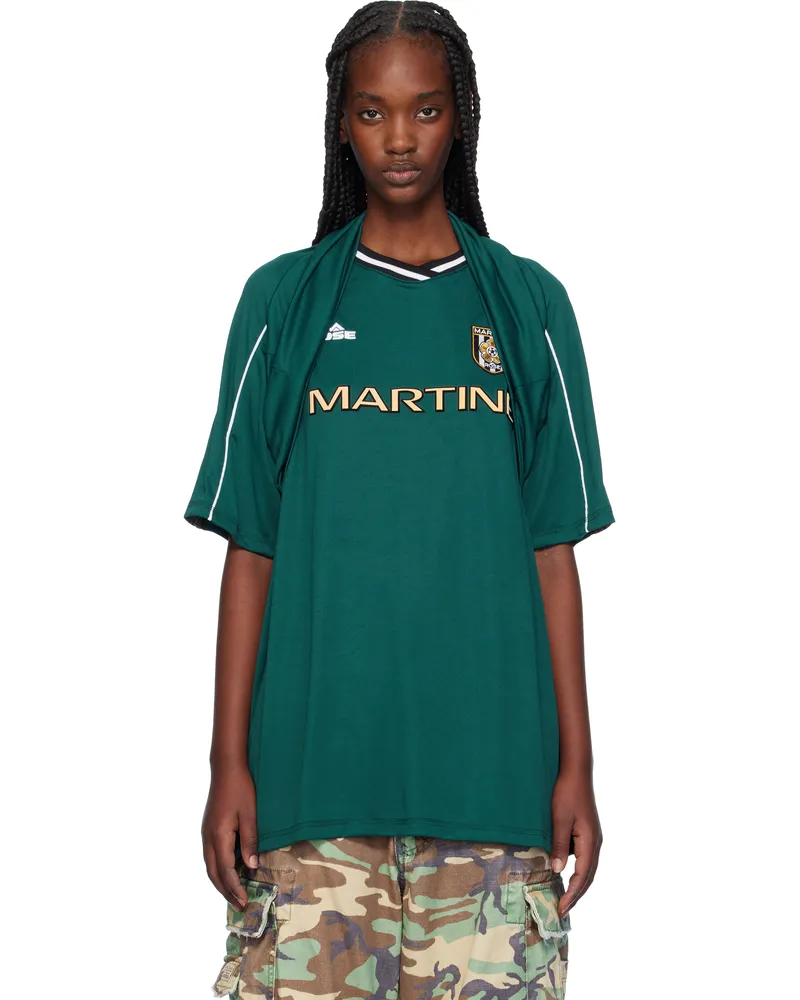 Martine Rose Green Celebration Football T-shirt Grn