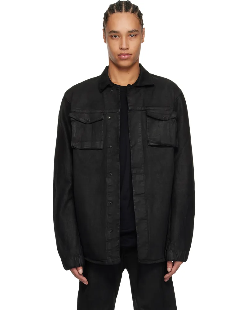 Boris Bidjan Saberi Black SIB Denim Jacket Black