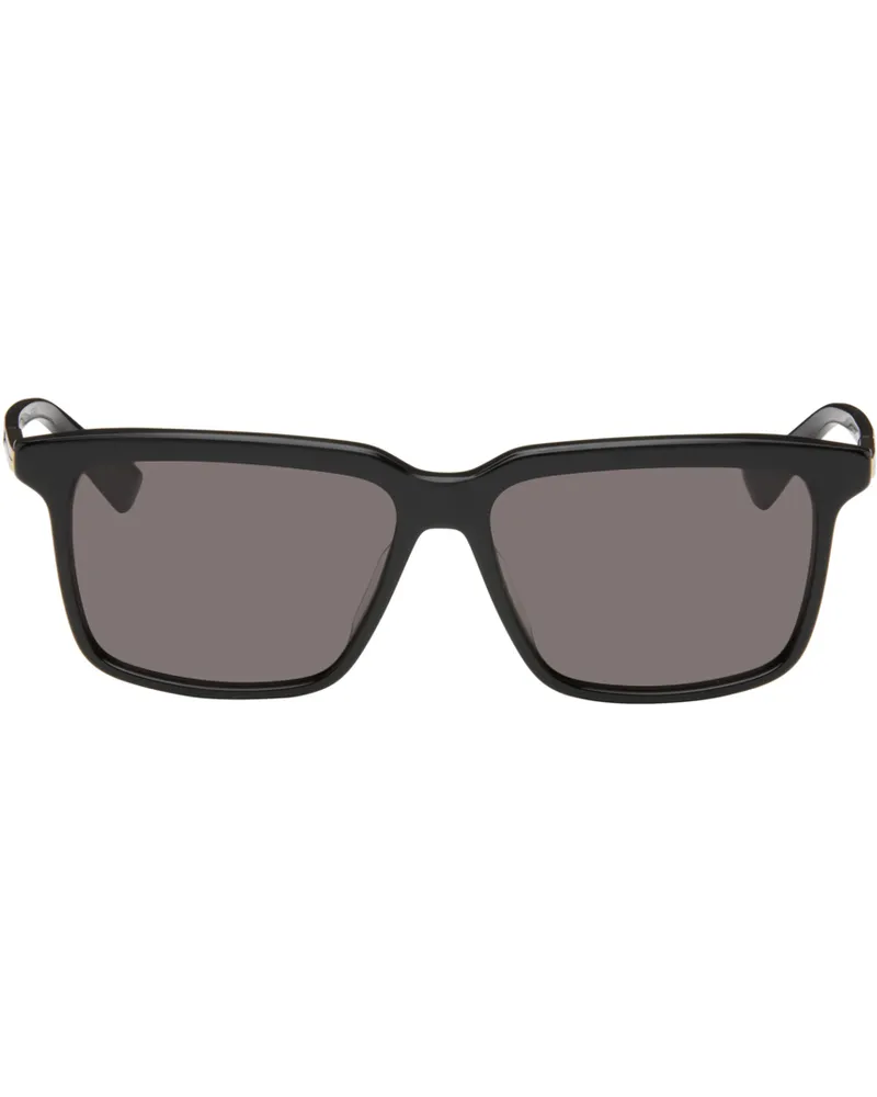 Bottega Veneta Black Square Sunglasses Black-black-grey