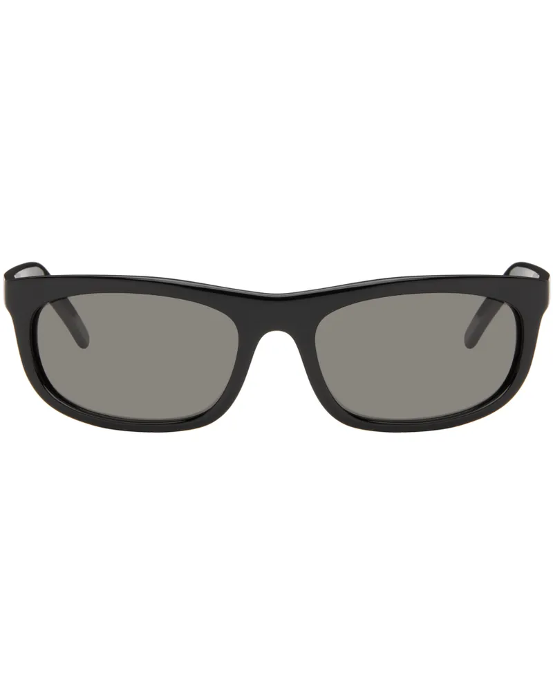 Our Legacy Black Shelter Sunglasses Infinite