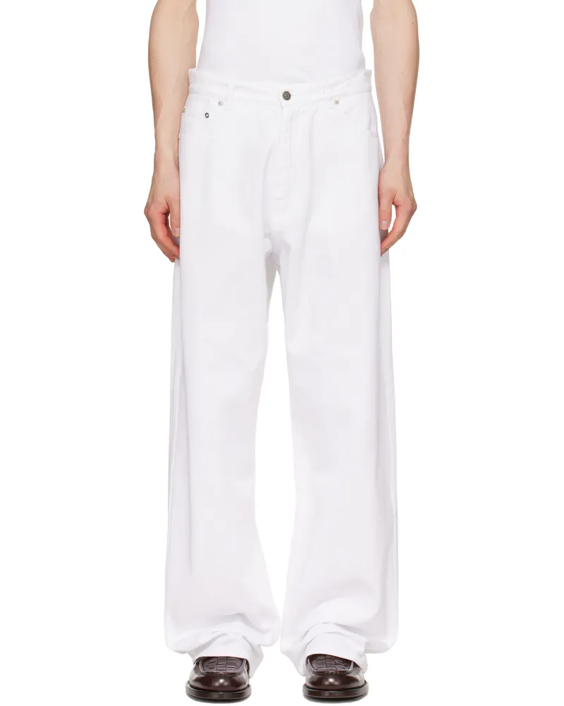 ABRA White Poster Jeans White