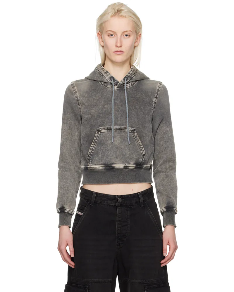 Diesel Gray D-Angy Hoodie 2