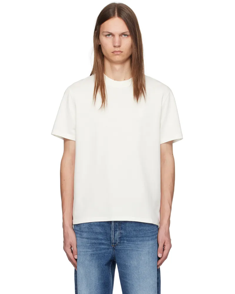 AMI Paris Off-White Ami de Coeur T-shirt Off