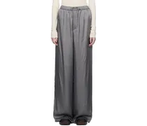 Gray Long Trousers