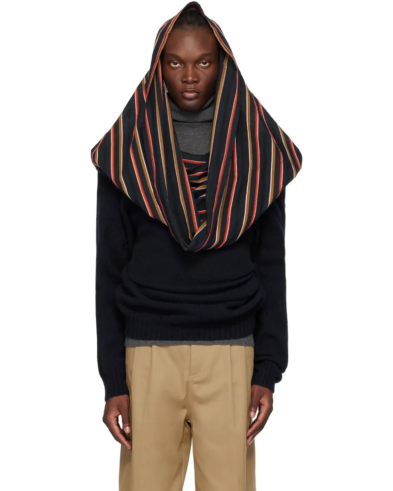 BLESS Navy Nº78 Backfrontals Sweater Navy