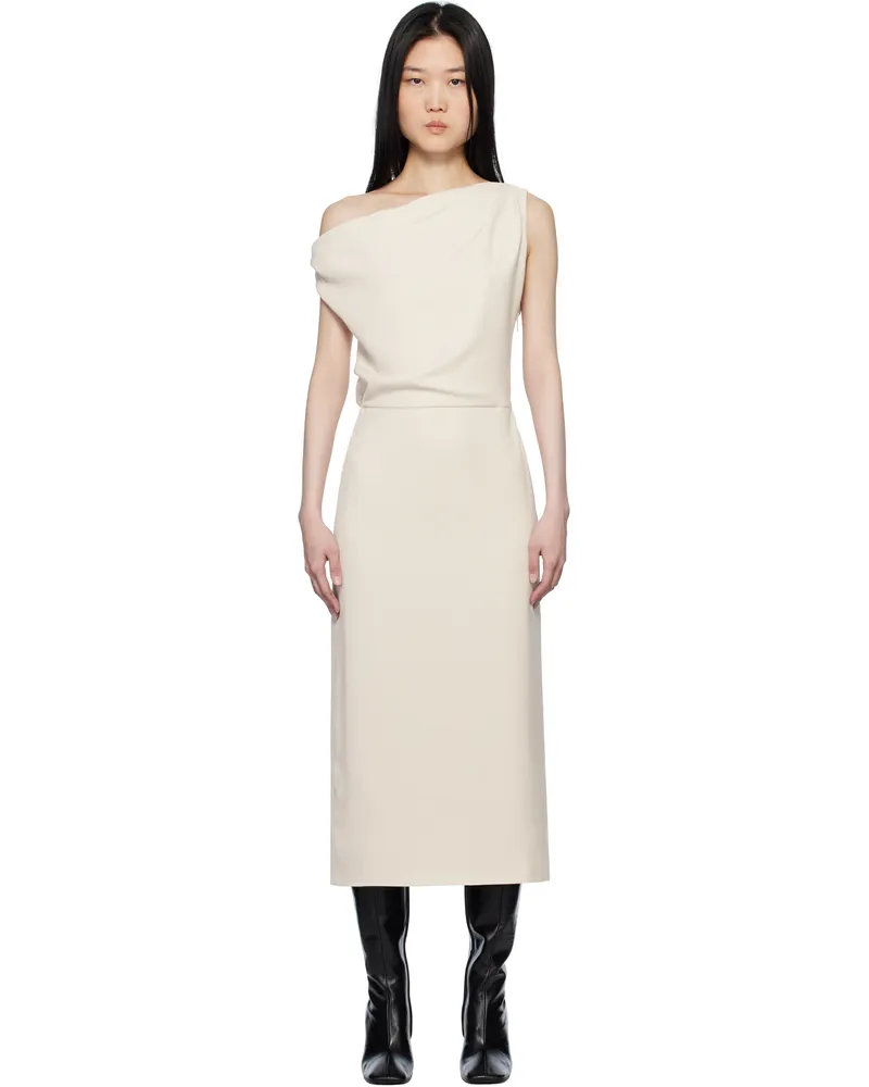 16ARLINGTON Off-White Kira Midi Dress Osso