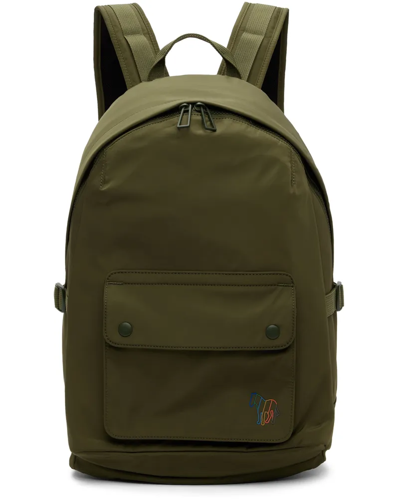 Paul Smith Khaki Zebra Backpack 36