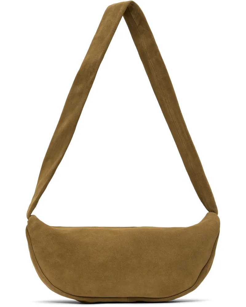 St. Agni SSENSE Exclusive Brown Soft Crescent Bag Tobacco