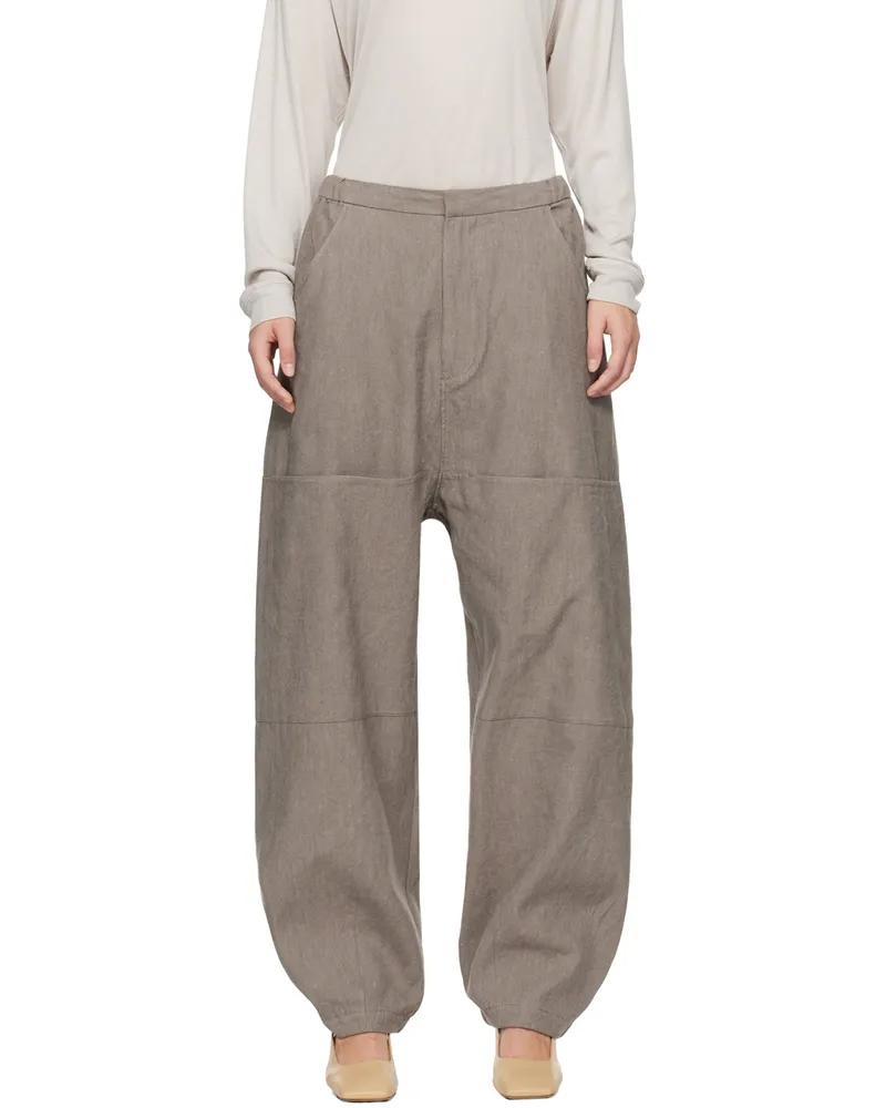 Lauren Manoogian Taupe Painter Trousers U01