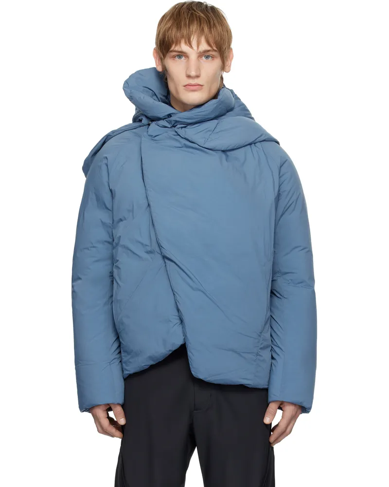 Post Archive Faction Blue 7.0 Center Down Jacket Blue