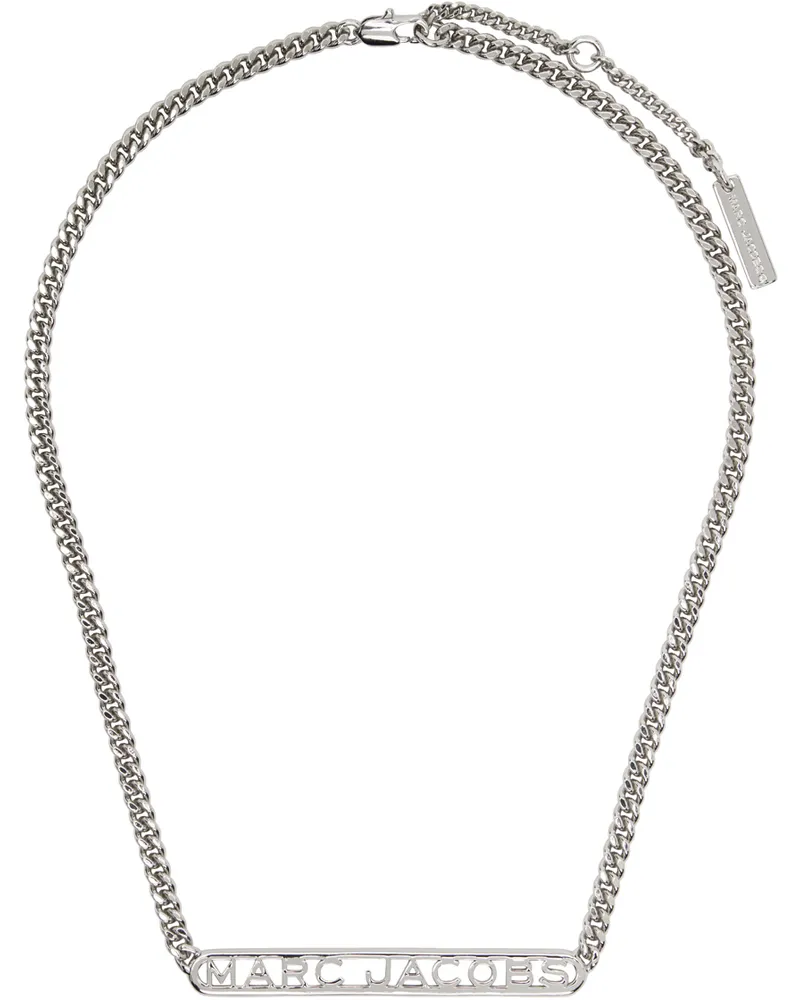 Marc Jacobs Silver 'The Monogram Chain' Necklace 040