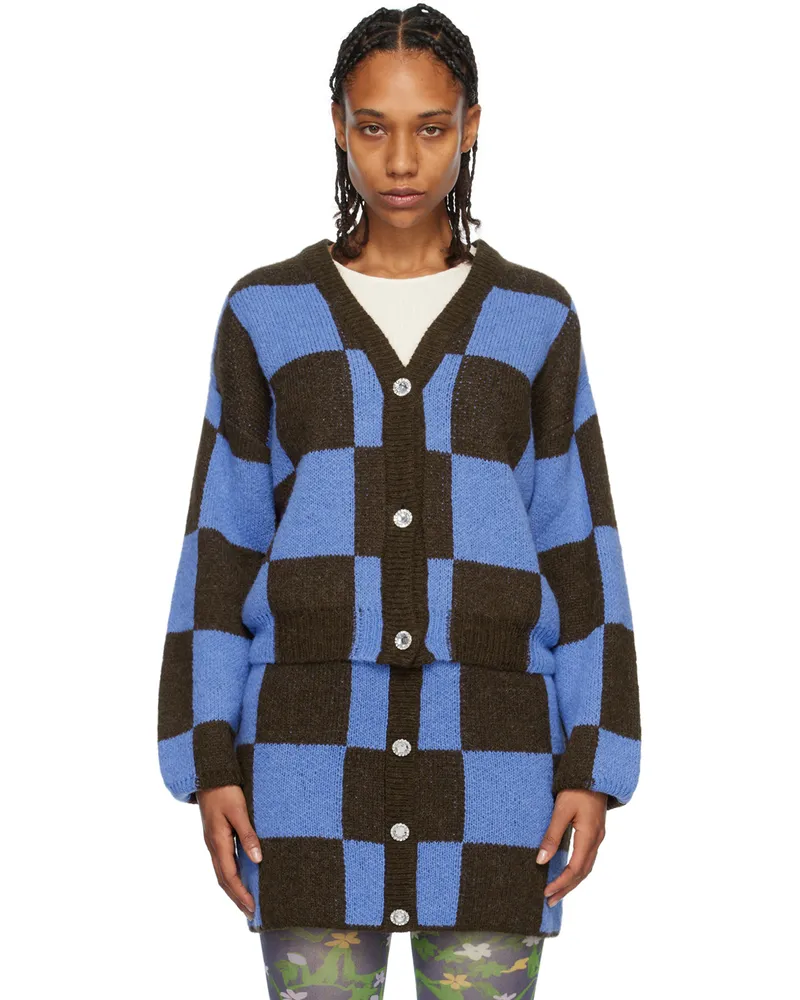 Stine Goya Brown & Blue Amara Cardigan 4111